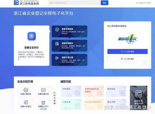 杭州网上办理营业执照详细流程2021年新版